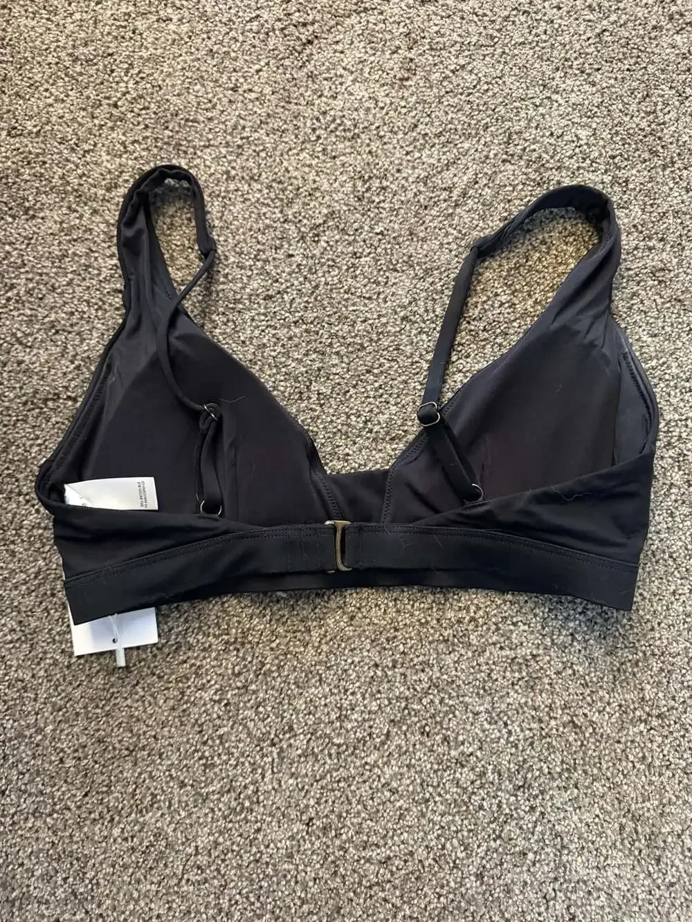 Andie Swim The Tahiti Top Black Bikini Top